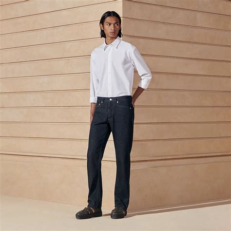 hermes men's jeans|hermes men's straight cut jeans.